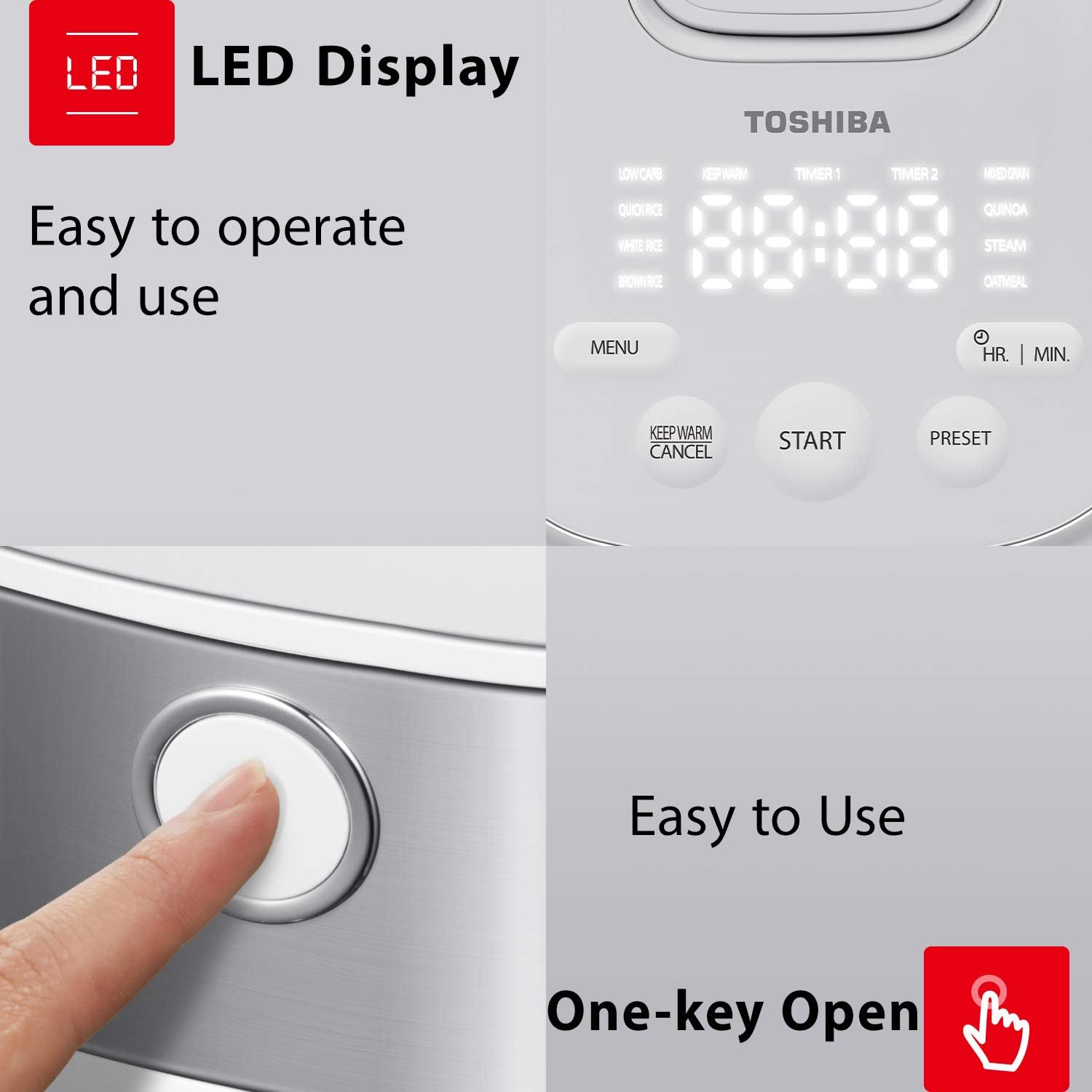 Toshiba Programmable Multi functional Uncooked One Touch Image