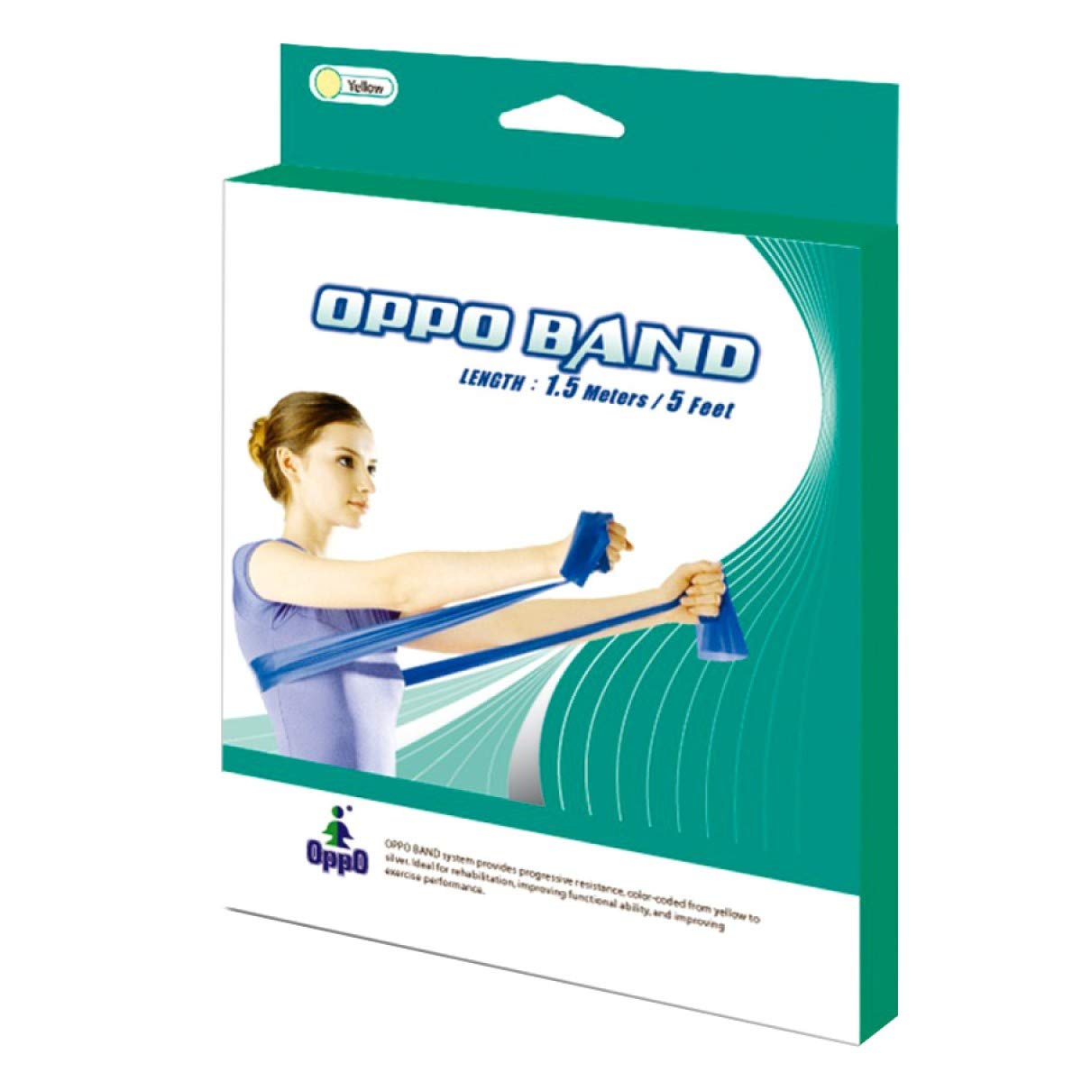 Oppo Fitness Resistance Band - Blue (B00VXD5L6G) Amazon Price History, Amazon Price Tracker