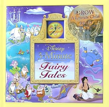 Hardcover Disney 3-Minute Fairy Tales Book