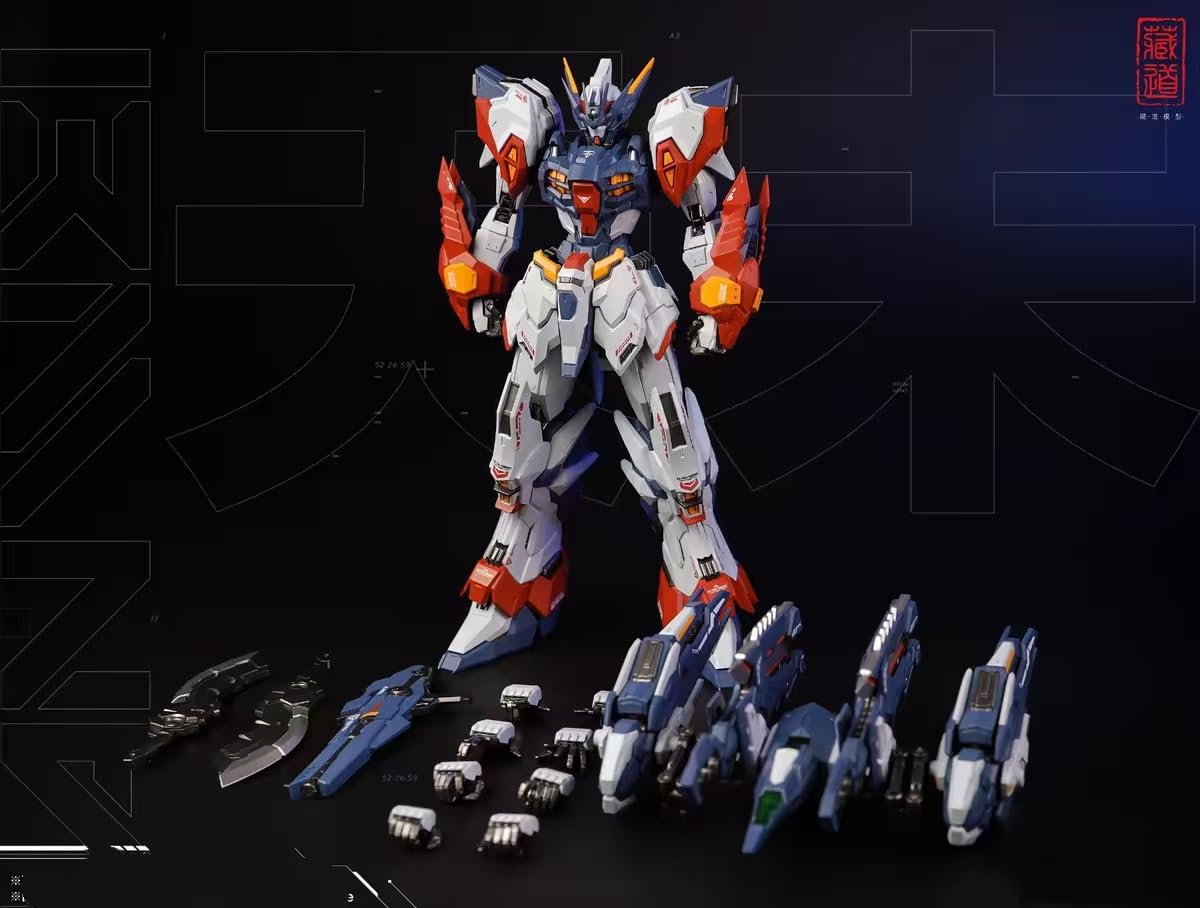 1/100 　ロボット　プラモデル　未組立　未塗装　エフェクト付属 Amazon | 1/100 スケール創神シリーズ天未塗装済メカ 機甲 可動