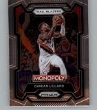 2023-24 Panini Prizm Monopoly #73 Damian Lillard Portland Trail Blazers NBA Basketball Base Trading Card