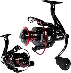 Molinete De Pesca Alto Mar MFD 6000-14 Rolamentos - 5.2:1 - Drag: 12kg - Carretel Aluminio