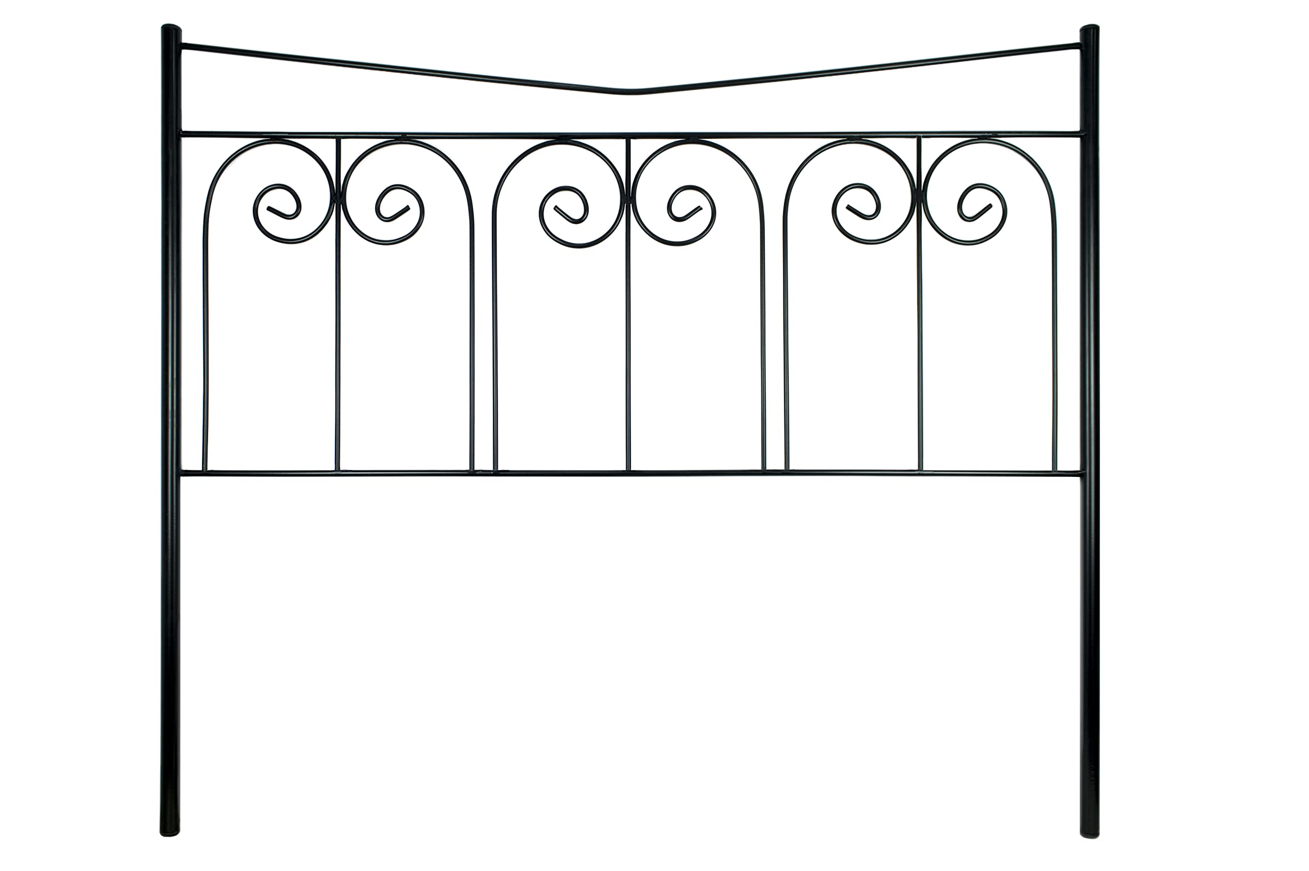 El Herrero Cabecero de Forja Maria | Cabezal para Cama de Matrimonio e Individual | Producto Artesanal, Hecho en España (para Cama de 90 (97cm), Black)