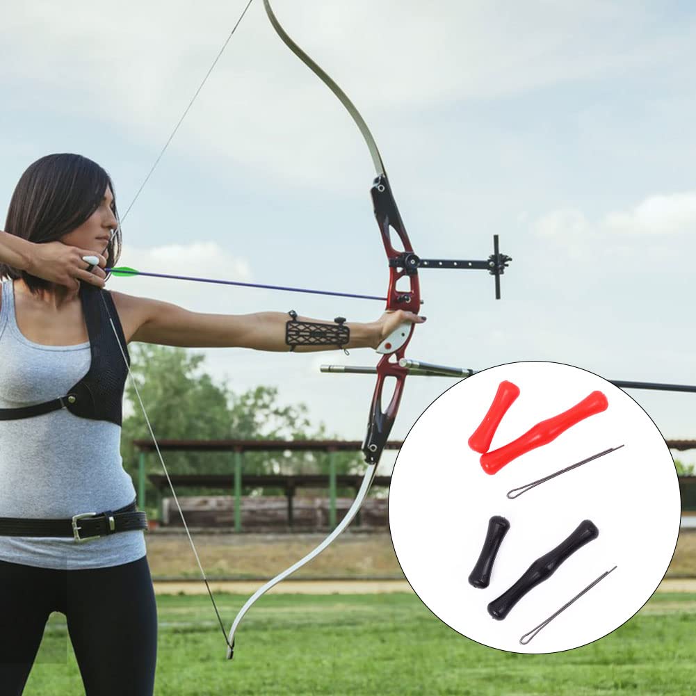 Équipement Doigt de Tir à l'arc, Tir à l'arc de Protection de Doigts, Doigts de Tir à l'arc en Silicone, Cordes D'arc de Chasse de Tir Protège-Doigts Protecteurs, pour Outils de Protection D'arc