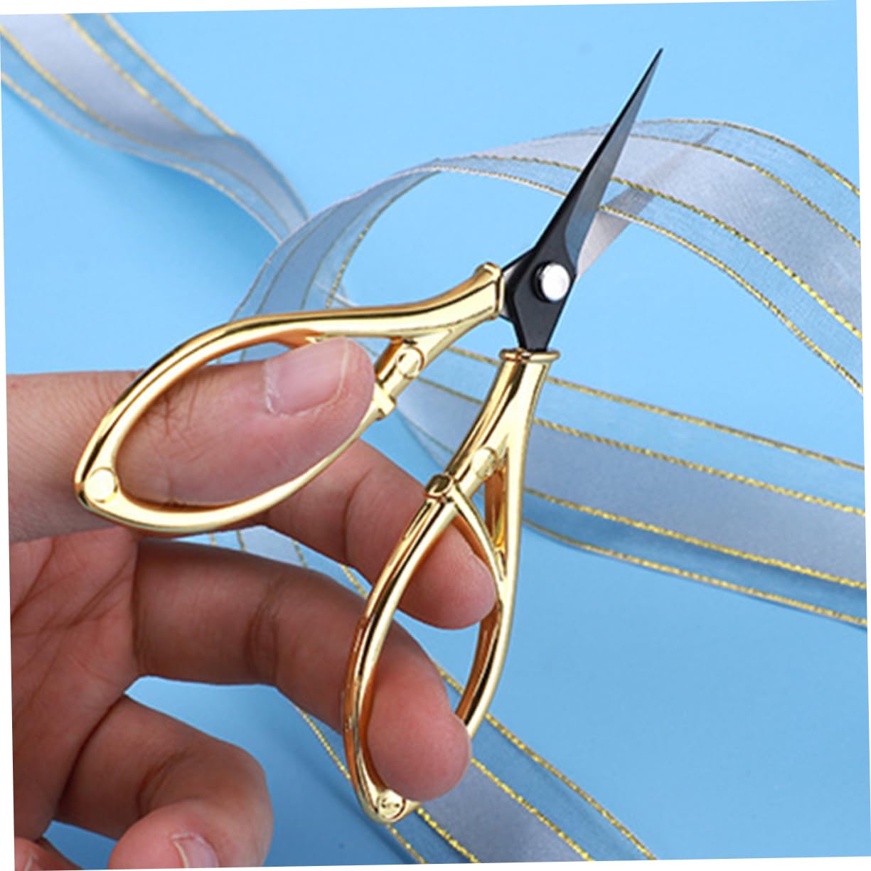 NUOBESTY 5pièces Ciseaux De Vintage Ciseaux à Tissu Multifonctionnels Pour Couture Et Design Rétro Outil Pour Découpe De Fils Et