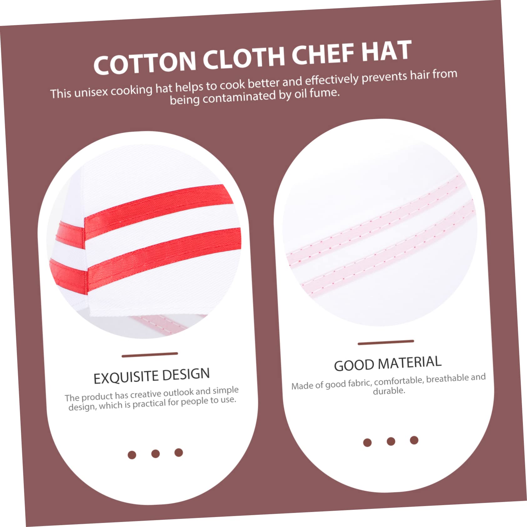 Sombrero De Cocina Sombreros De Trabajo De Cocina Gorras Redes Tapa Gorro para Hombre Gorros De Chef para Mujer Sombreros para Mujer Señoras Sombreros Paño