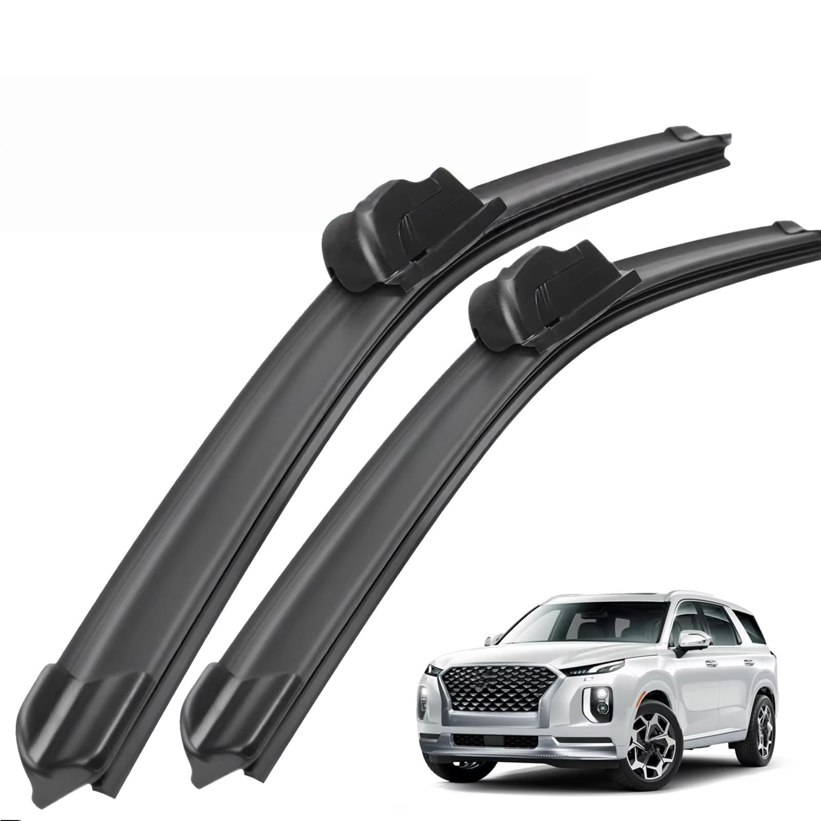 Balais d'essuie-glace avant Hyundai Palisade LX2 essuie-glace caoutchouc 26 20 pouces