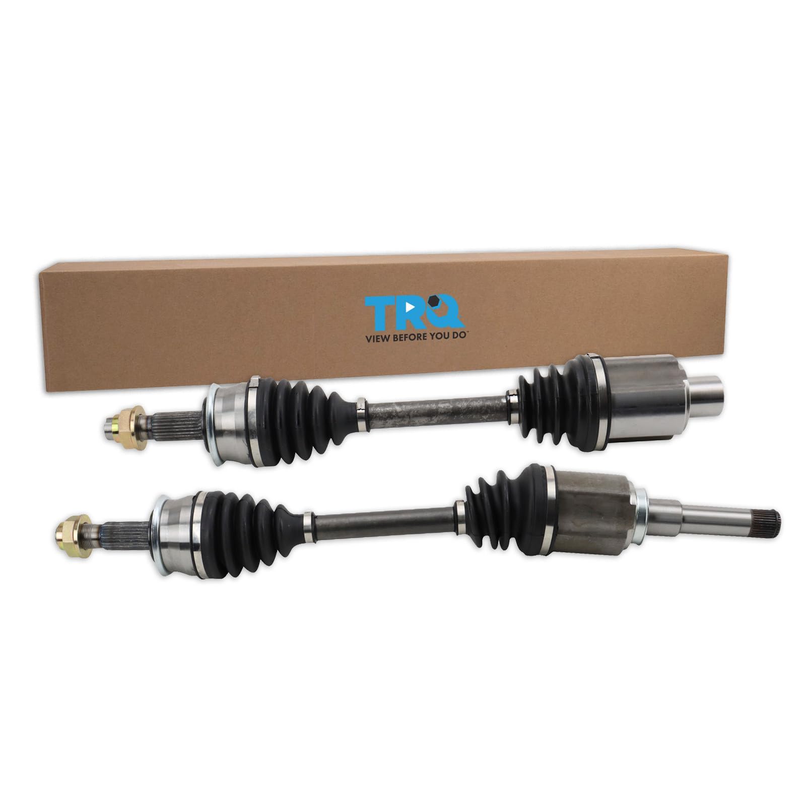 TRQ Front Driver and Passenger Side CV Axle Assembly Set 2 Piece