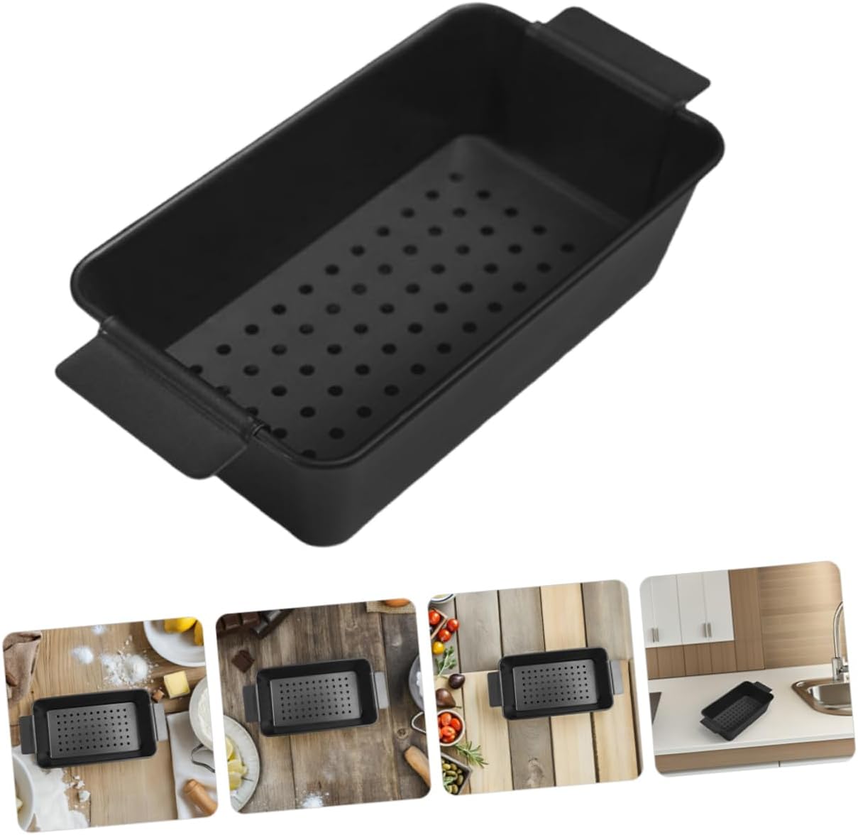PRETYZOOM Non-Stick Toast Bread Baking Mold Set with Lid Heavy Duty Rose Loaf Pan for Homemade Baking for Meatloaf and Cakes