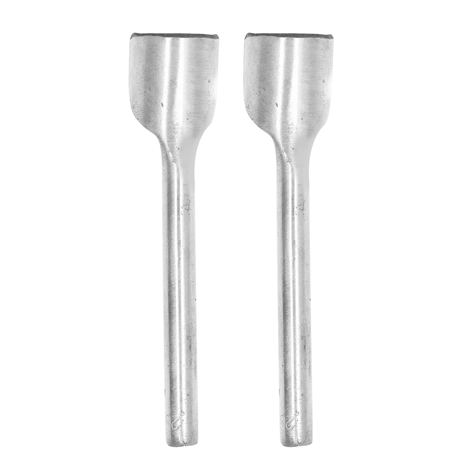 Generic Semi -round in Pelle Snijder, Lunghezza 100 Mm 2 Pezzi Strumento di Punzonatura Acciaio per Fare -sé (20MM)