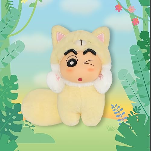 Miniatura 6 de 52TOYS Crayon Shin-chan Big Tails Series - Muñeca de vinilo coleccionable, figura de acción de 5.91 pulgadas con tacto suave, articulaciones