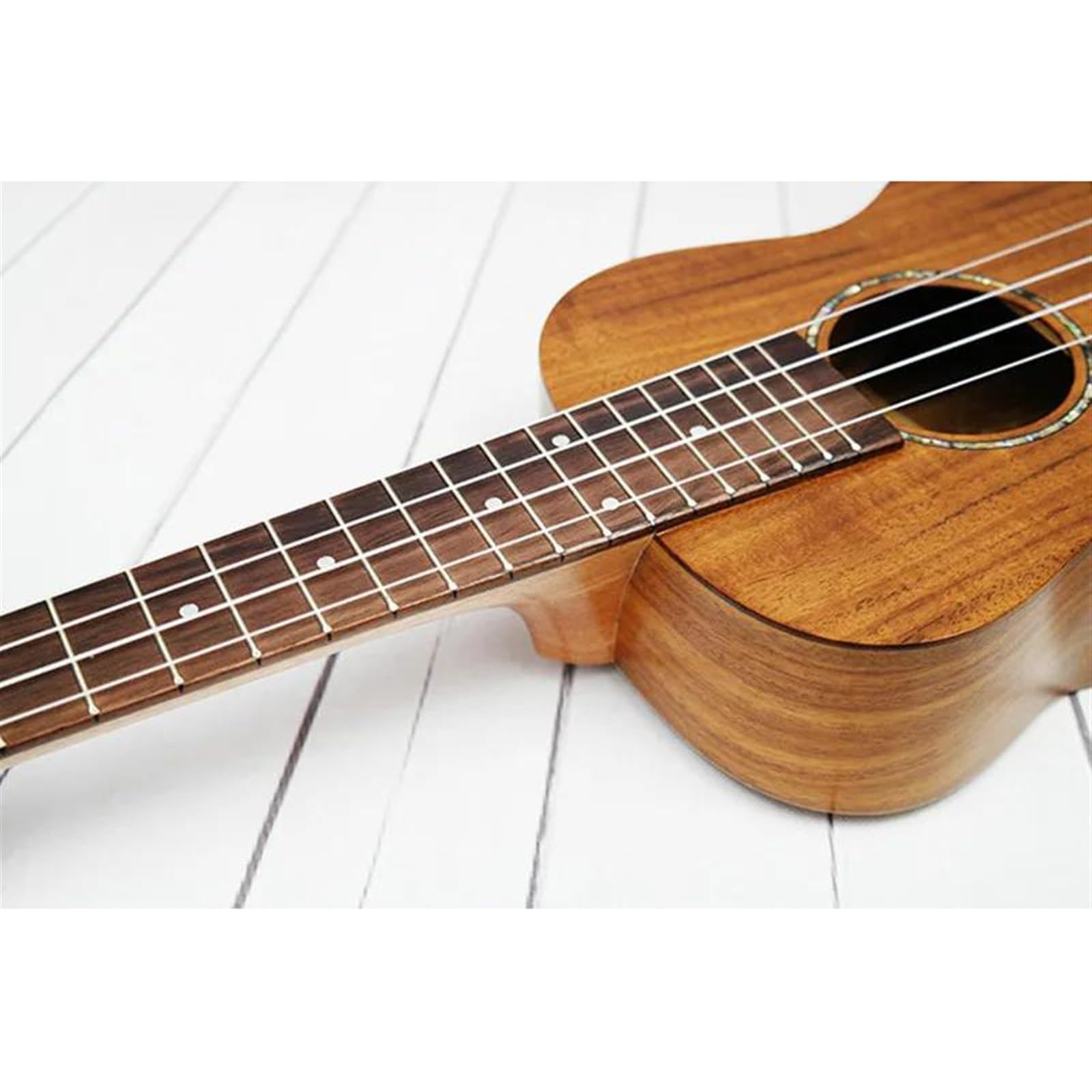 ukulele 26 Top Per Chitarra Hawaiana Tenore A 4 Corde Per Ukulele Elettrico In Legno Massello Di Acacia Con Scatola EQ +