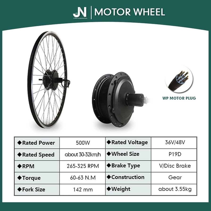 Amazon.co.jp: 電動自転車変換キット 36V 48V 250/350/500W 電動自転車