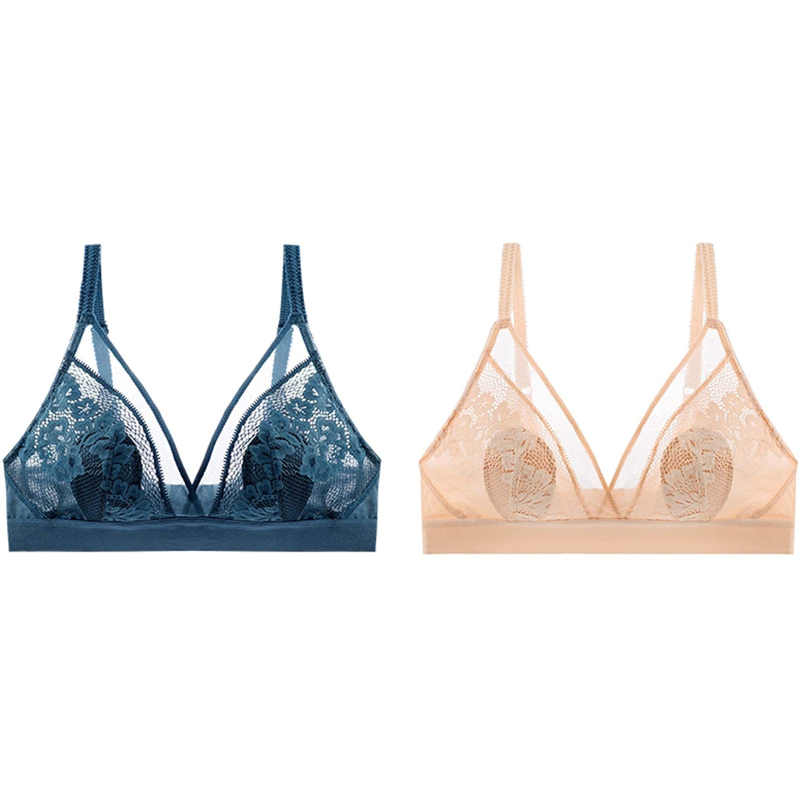 Soutien-gorge transparent sexy dentelle décolleté plongeant