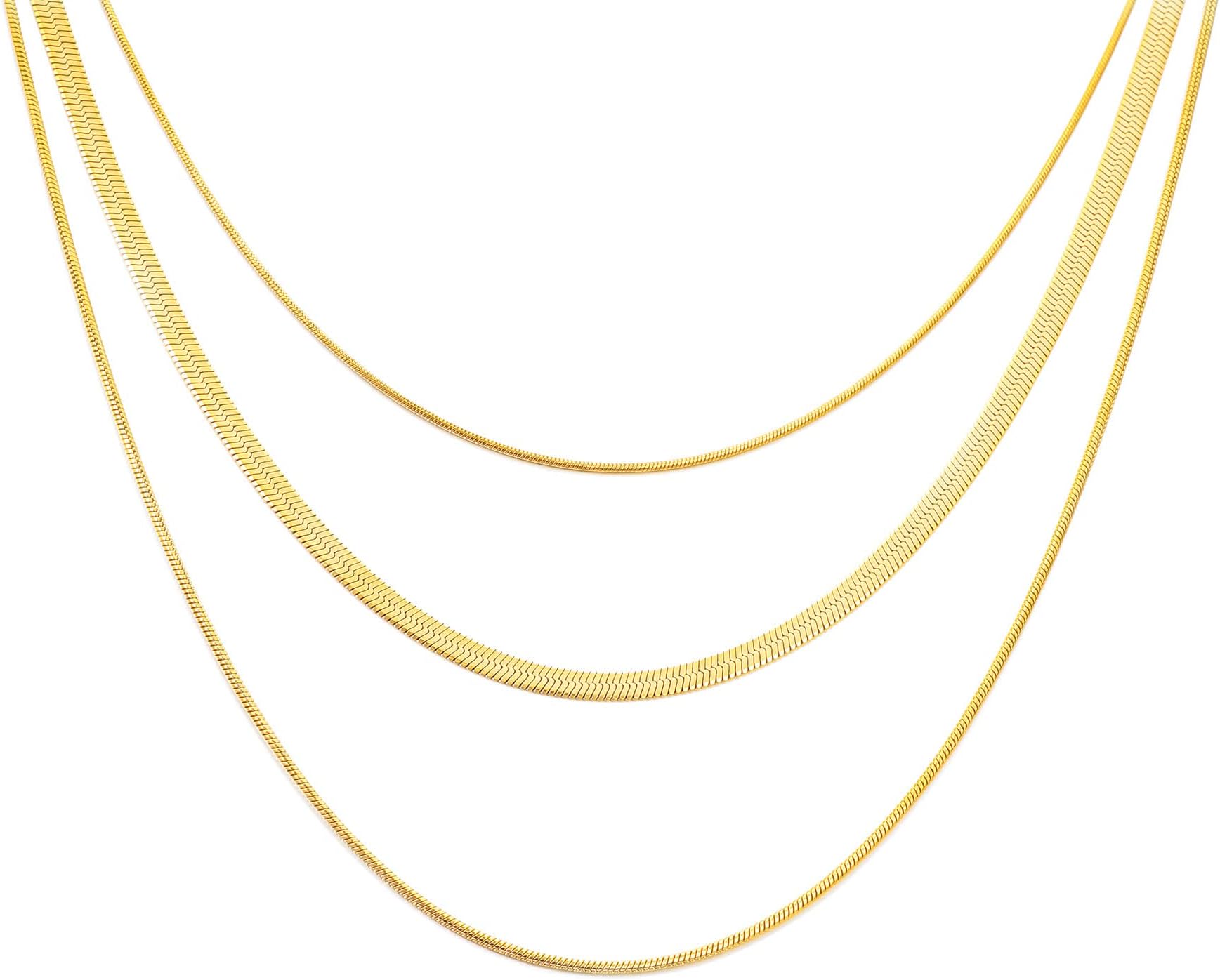 HEIMAXINGSilver Sun Moon Star Pendant Layered Choker Necklaces for Women Dainty Jewelry Wedding Party Birthday Gift