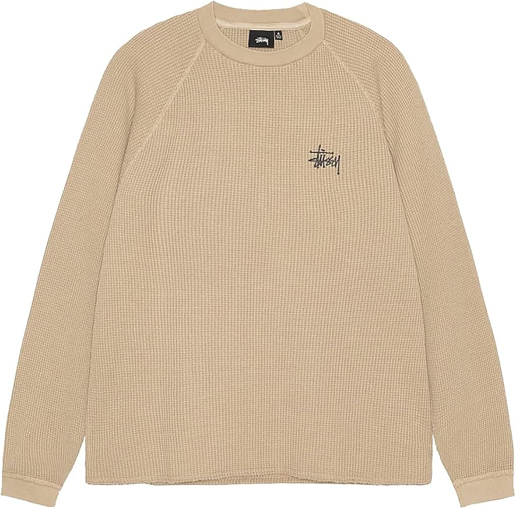 Amazon | [ステューシー] ベーシックロゴ サーマル長袖Tシャツ 1140356