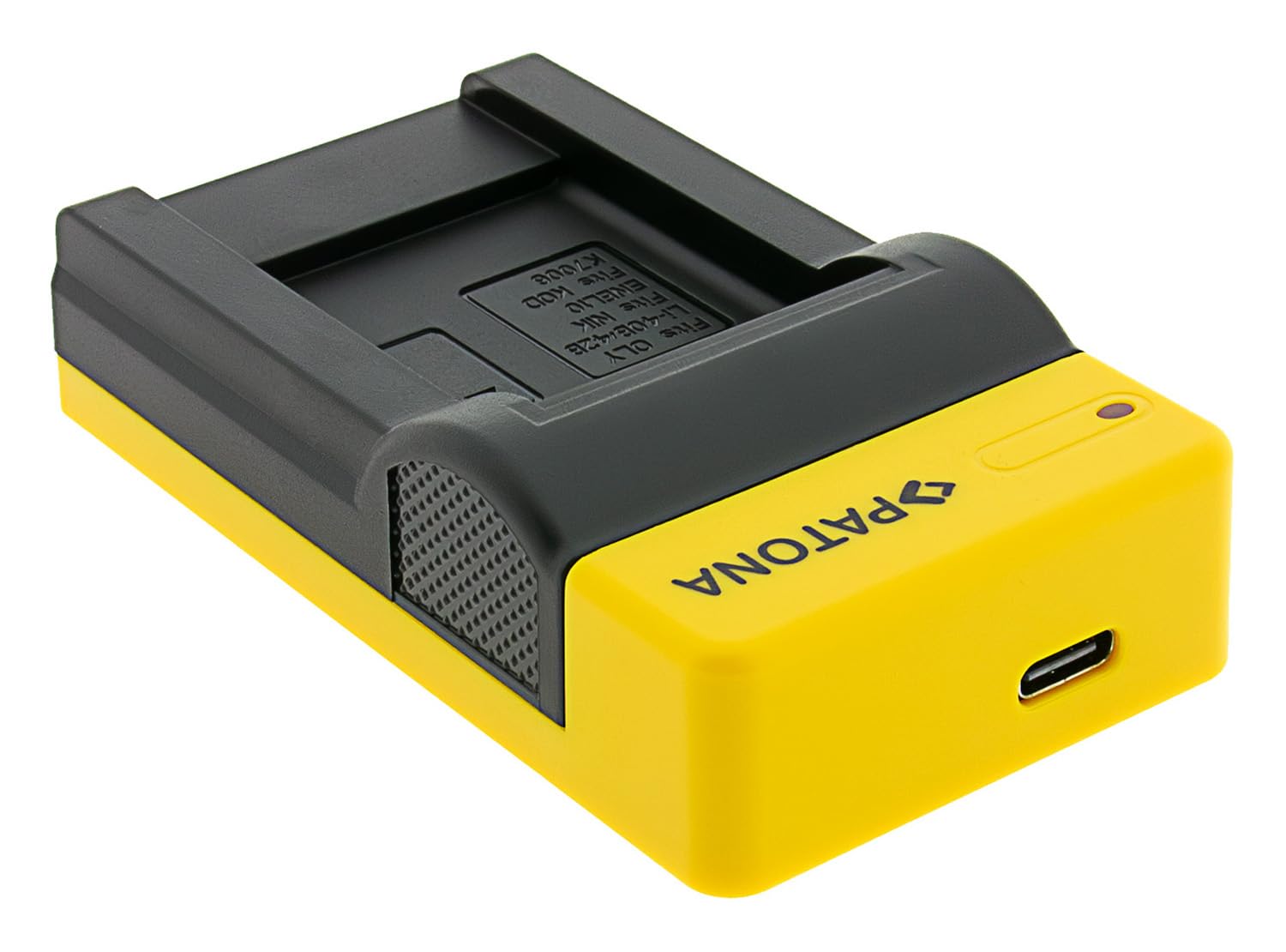 PATONA Slim USB-C Ladegerät passend für Olympus LI-40B, LI-42B, Nikon EN-EL10, Pentax D-LI63 – Kompaktes USB Akkulader für Kamera Akkus – Sicher, leicht & ideal für Reisen