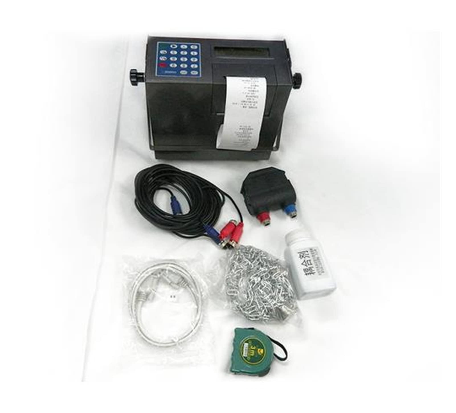 Caudalimetro TDS-100p Misuratore di flusso portatile con LCD Visualizza controller Flow Metro a ultrasuoni M2 50-700mm stampante