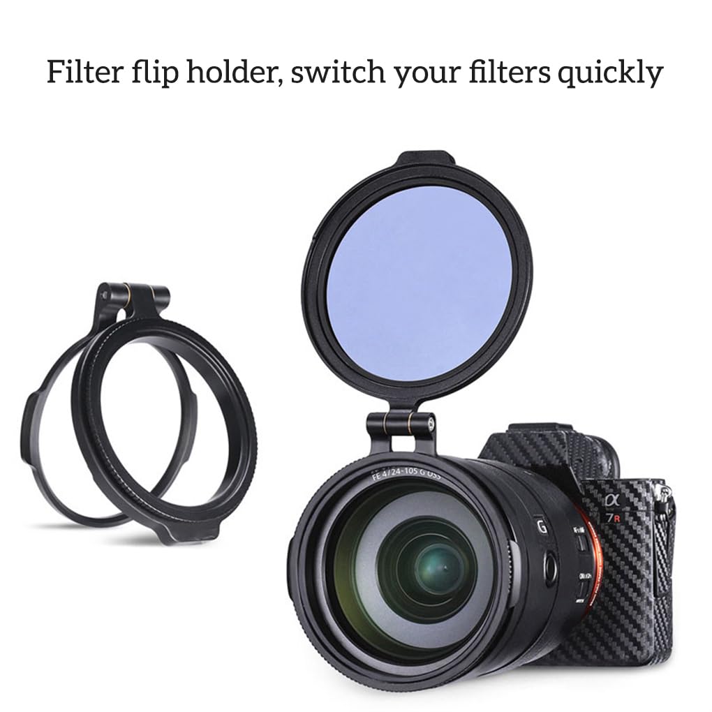Filtro obiettivo ND Staffa interruttore a sgancio rapido 49mm 58mm 67mm 72mm 77mm 82mm Filtro obiettivo per fotocamera DSLR Fotografia, 82 mm