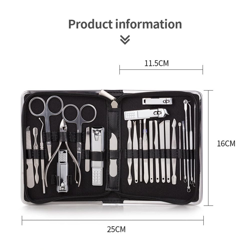 Maniküre-Set, Pediküre-Set, Nagelknipser aus Edelstahl, Pflege für Frauen und Männer