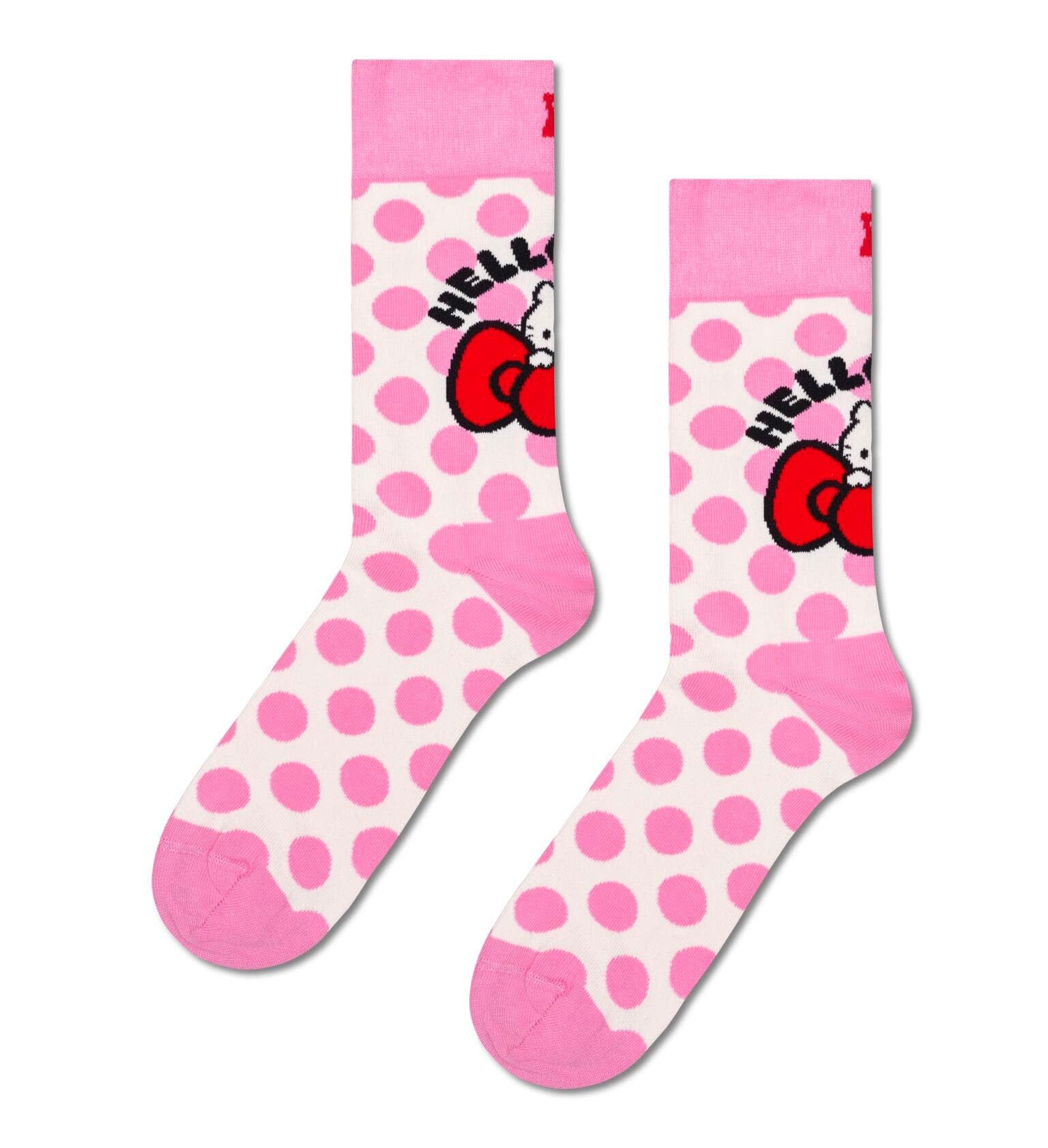 Happy Socks Hello Kitty Socken – Bunte Baumwollsocken mit Hello Kitty-Motiven, 36-40 & 41-46