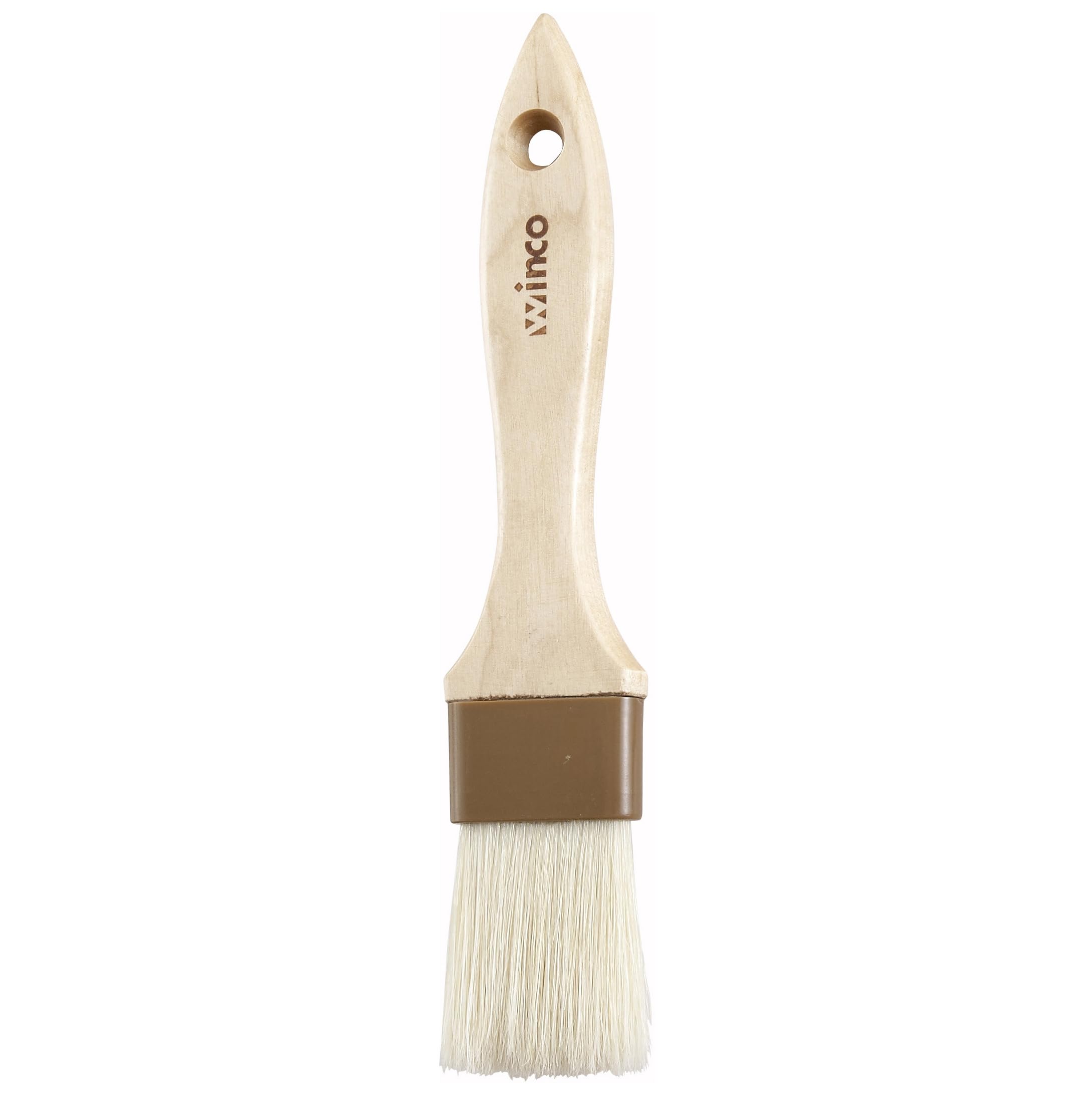 Winco 1 1/2" Boar Bristle Basting Brush