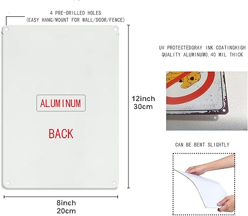 Miniatura 6 de Letreros de aluminio con alcohol, placa de pared de metal único, decoración de barra para pared de bar casero, letreros de lata divertidos