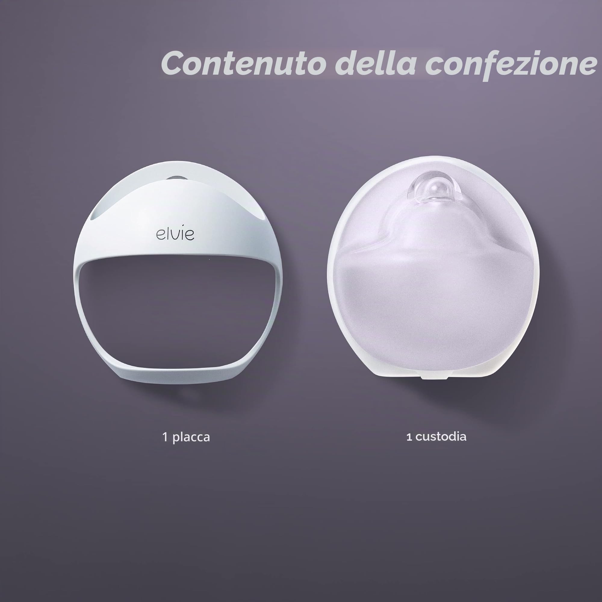Elvie Tiralatte manuale indossabile – Elvie Curve – aspirazione naturale – mani libere, a prova di calcio, pompa portatile – in reggiseno per esprimere delicatamente durante l'allattamento o il
