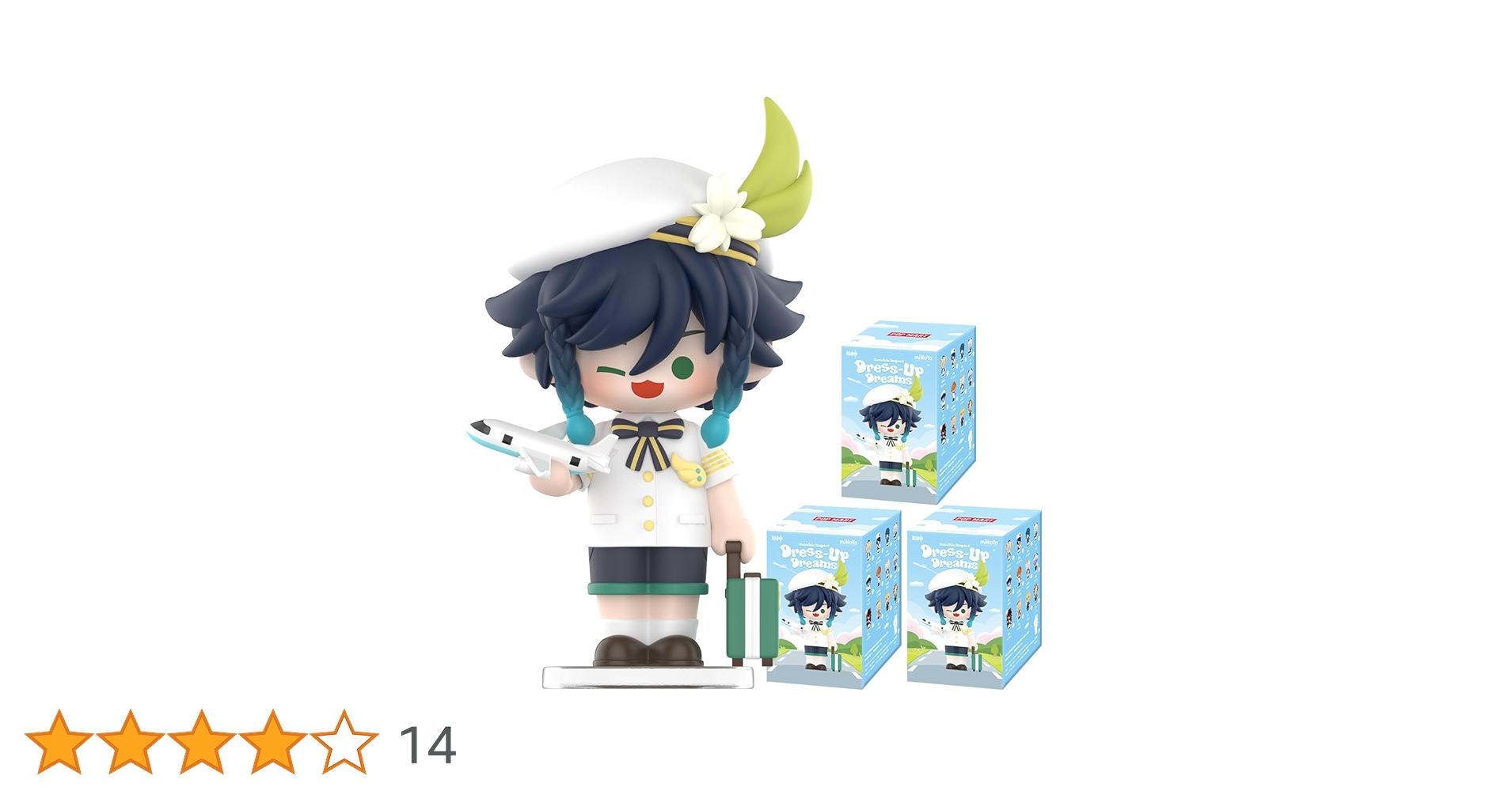 POP MART 原神 ドレスアップドリーム ちびシリーズ　7点セット トレーディングフィギュア】POPMART 原神 ドレスアップ ドリーム ちび