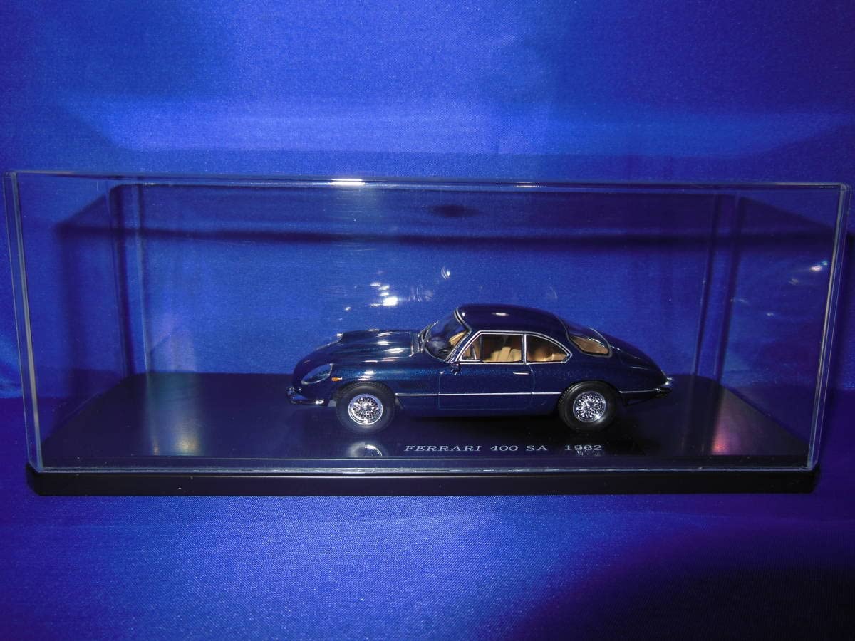 FERRARI 400 SA ダークブルー超レアモデルカー Amazon | 1/43 フェラーリ FERRARI 400SA 1962年 ビンテージ