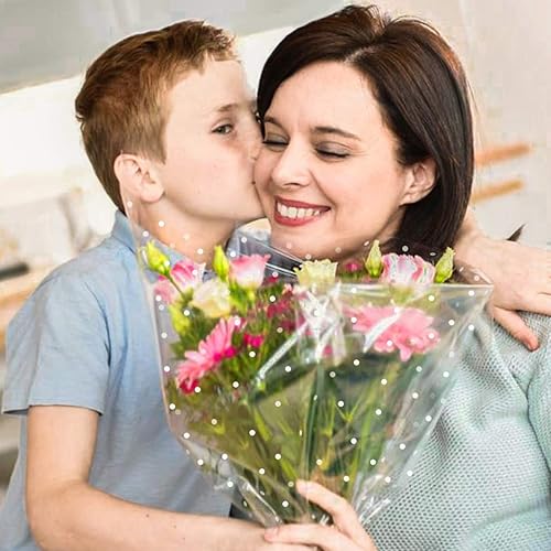 Miniatura 5 de NUOBESTY - Rollo de celofán transparente para manualidades, regalos, dulces, pan, chocolate, cestas de frutas, 1 rollo