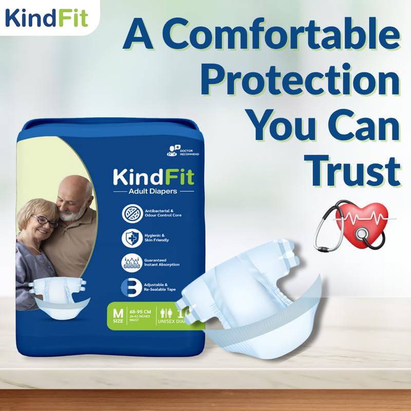 Image of Open Tape Diapers - M Size 20 Pcs Extra Absorbent Core