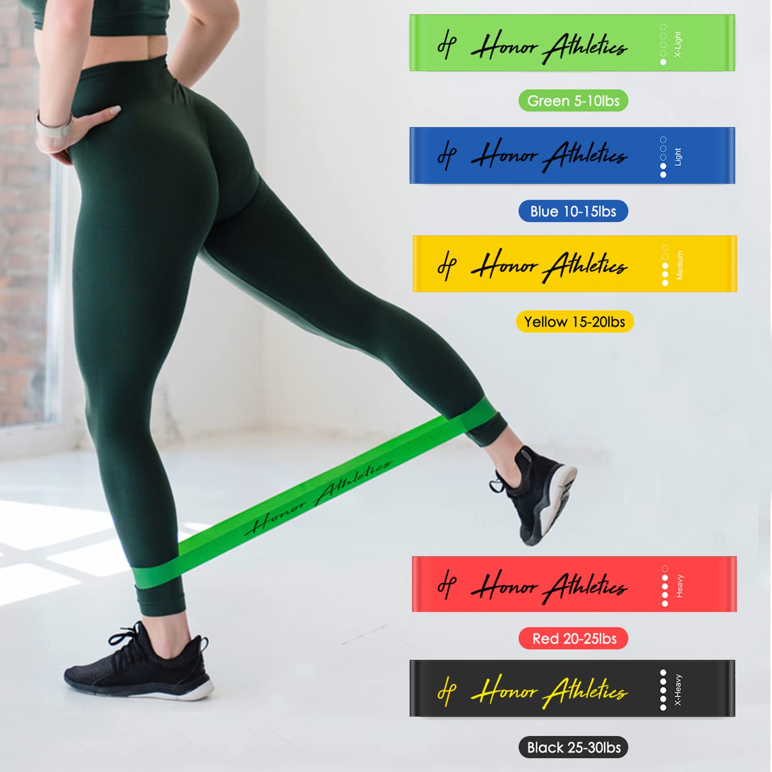 Fitness Folie : Set De 5 Bandes De Résistance Incassables - Multicolore - Neuf