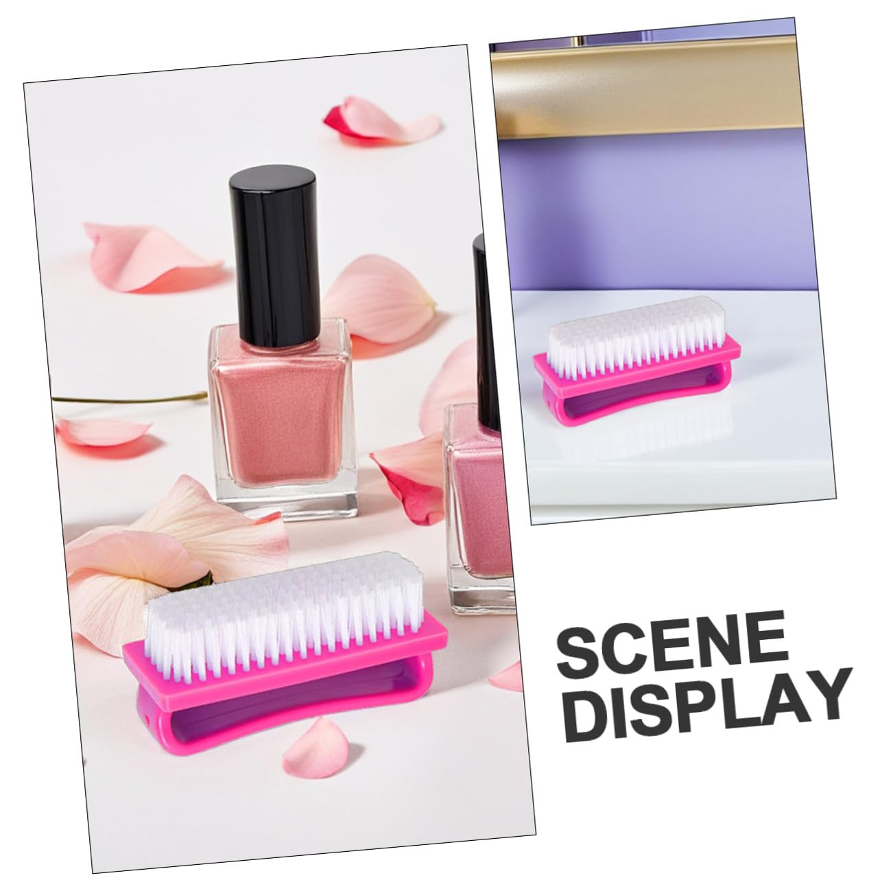 Fingernail Scrubber Brush 4pcs PP Manicure Cleaner for Nails image 5