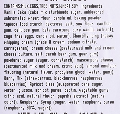 Berry Chantilly Cake Double Layer Eighth Sheet, 52 Ounce