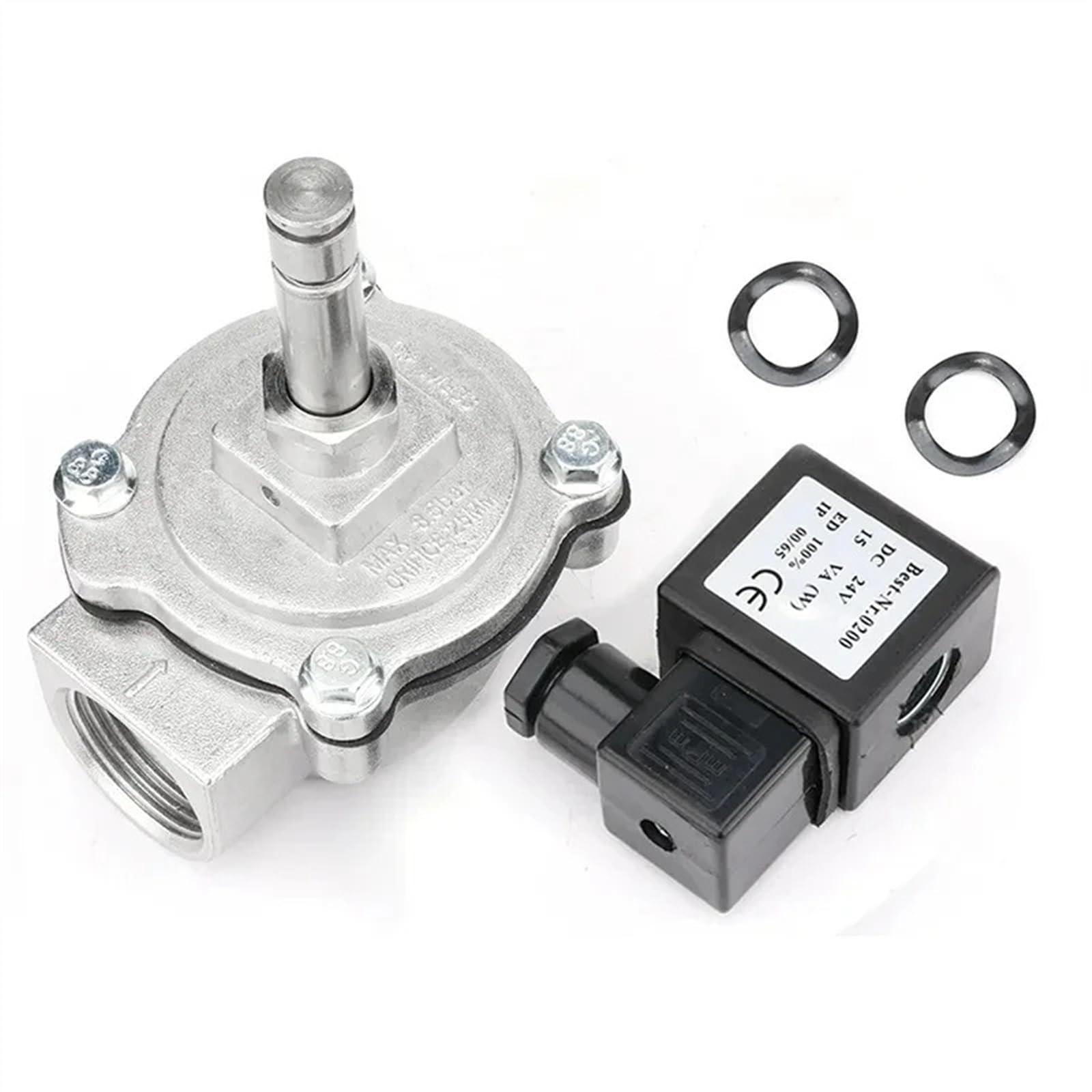 1 Pieza DMF-Z-25 Colector de Polvo neumático con Bolsa en ángulo Recto DC24V Válvula de Pulso de solenoide de 1 Pulgada(DC12V)