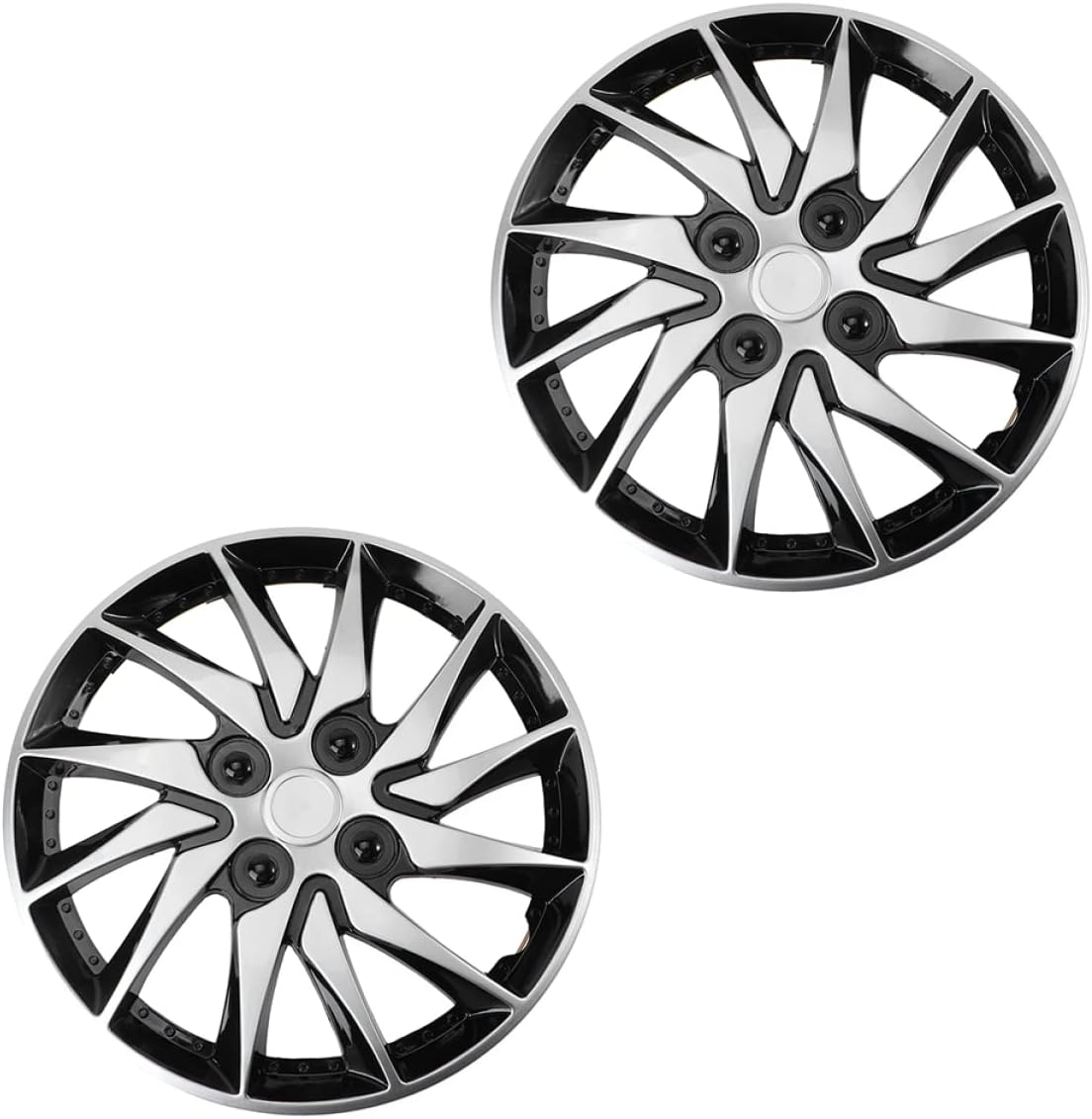 FAVOMOTO Inch Inch Wheel Cap 16 Inch Wheel Covers Black Automotive