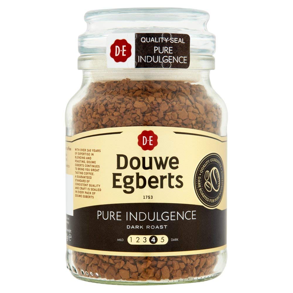 Douwe Egberts Pure Indulgence Dark Roast Instant Cofffee, 95 Grams