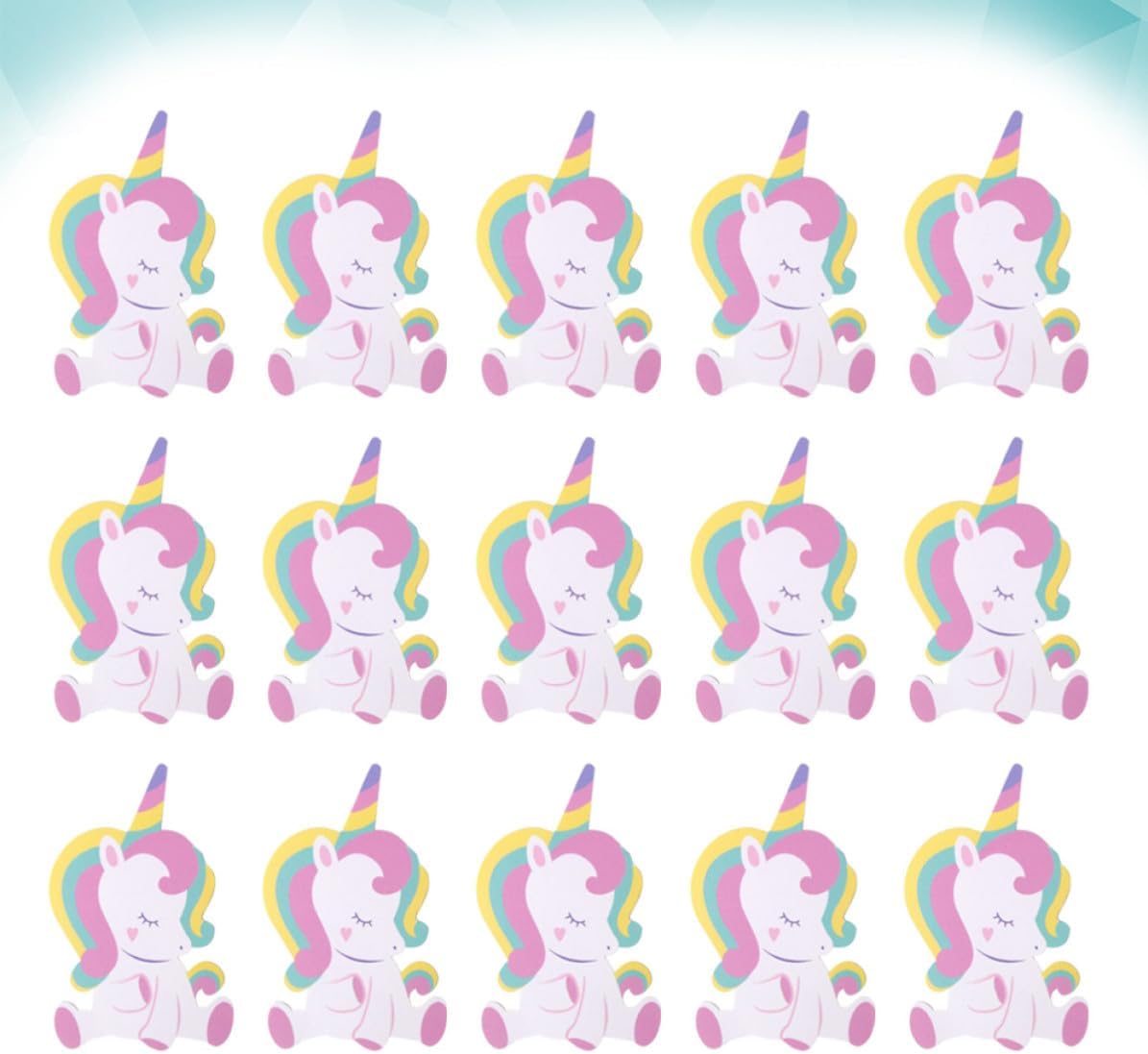 Unicorn Lollipop Decoration Paper Cards Made of Paper 100pcs for Candy Display and Firmly Hold Candy for Wedding and Festival Party Supplies image 3