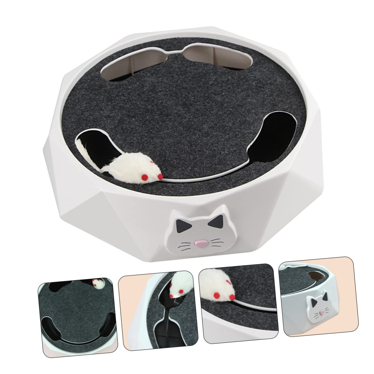 Didiseaon Jouet Électrique pour Chat Souris Électronique à Cacher