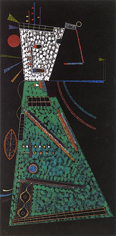 Wassily Kandinsky Peinture Sur Toile Grand Format Abstrait Murale 50x100