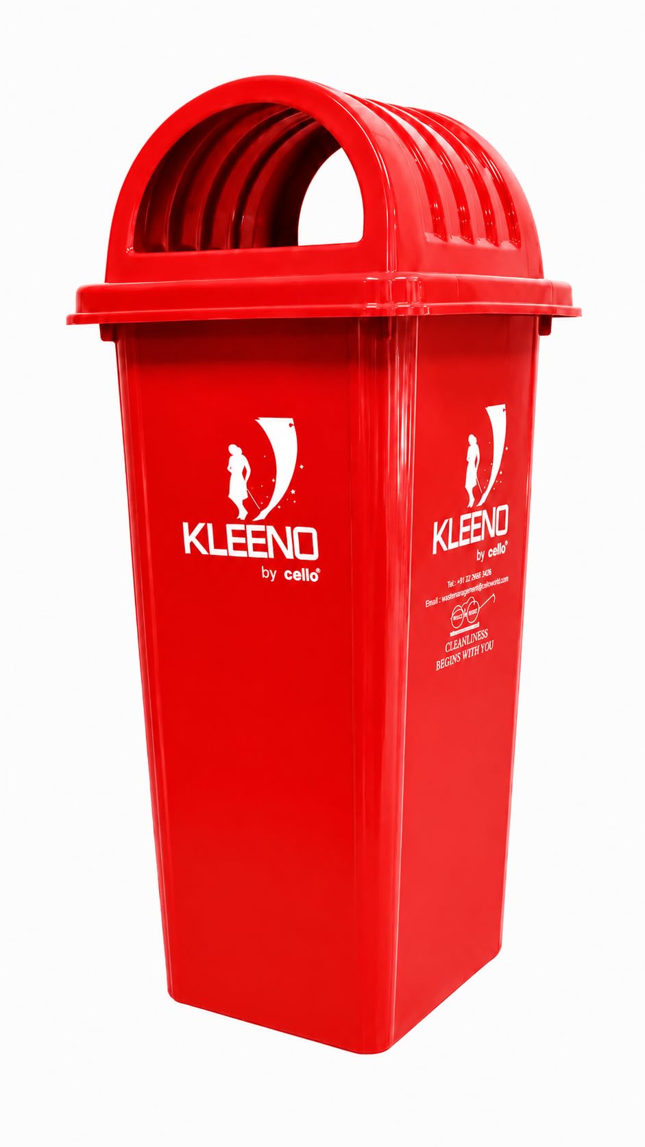 Cello Dome 60L Red Dustbin - Buy Now! -1