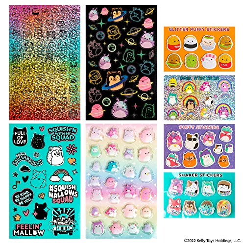 Fashion Angels Squishmallows Ultimate Sticker Set - Includes 10000+ Squishmallows Stickers, Plush Pouch, Sticker Album And More - Join The Squish Squad - Accessorize Notebooks, Journals - Ages 6 And Up #TOP4