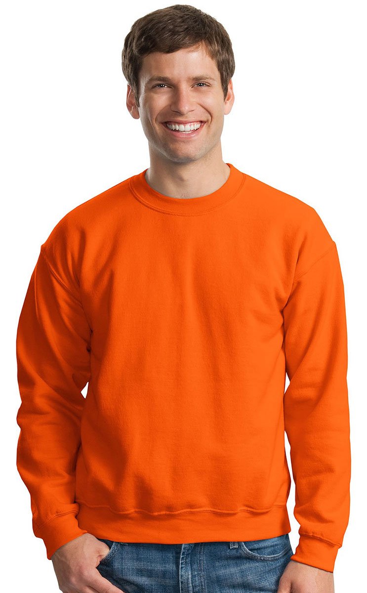 Gildan Mens Heavy Blend Crewneck Waistband Sweatshirt