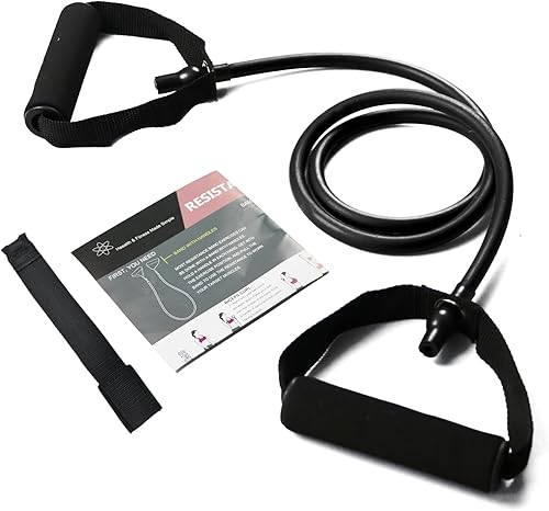 Miniatura 13 de Resistance Bands with Handles, Single Resistance Bands, Exercise Bands with Handles, for Resistance Training, Physical Therapy, Home Workouts, rojo