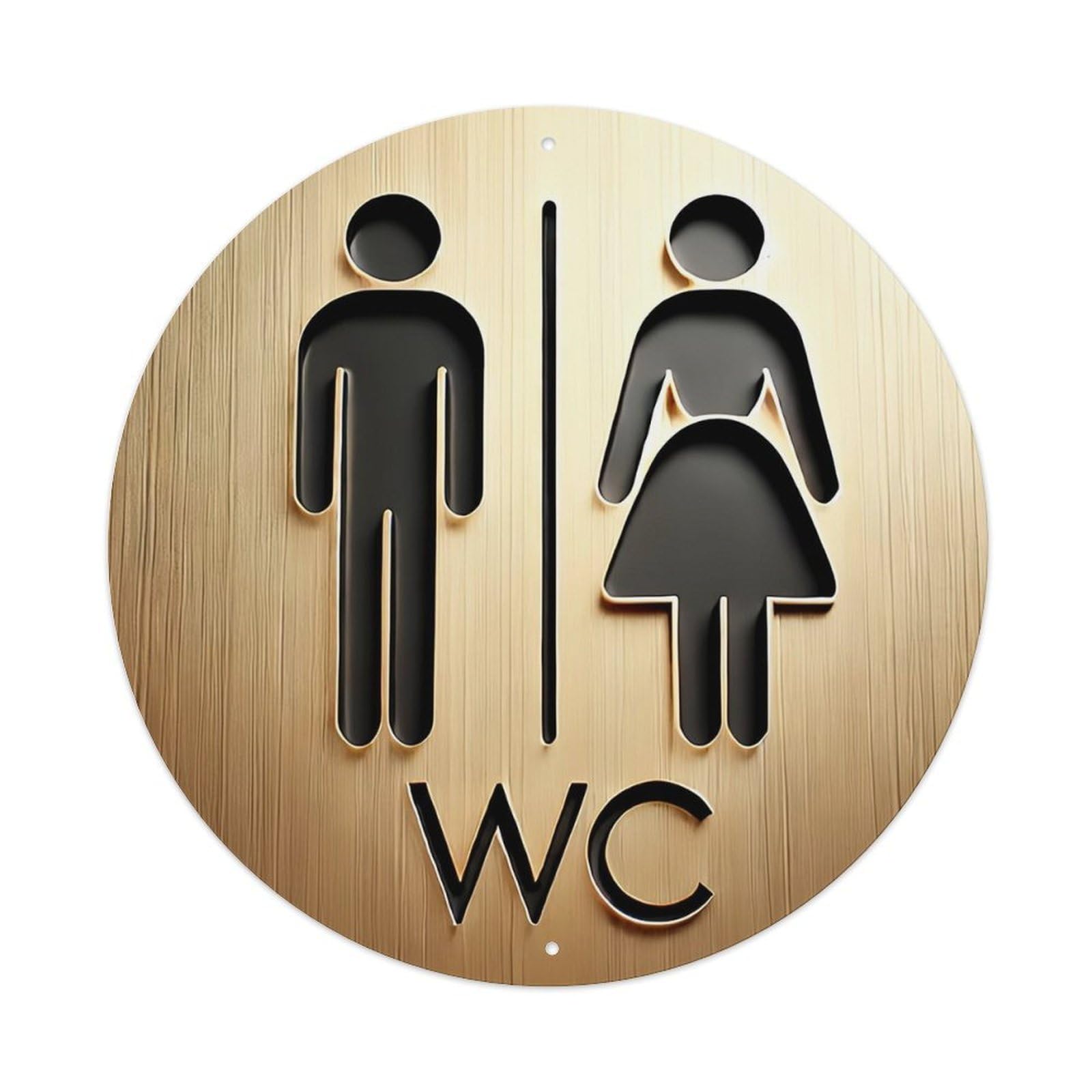 Male And Female Wc Sign Tin Sign Metal Poster Vintage Metal Signs for Home Man Cave Bar Cafe Kitchen laundry room Wall Decorations 8x8 inches