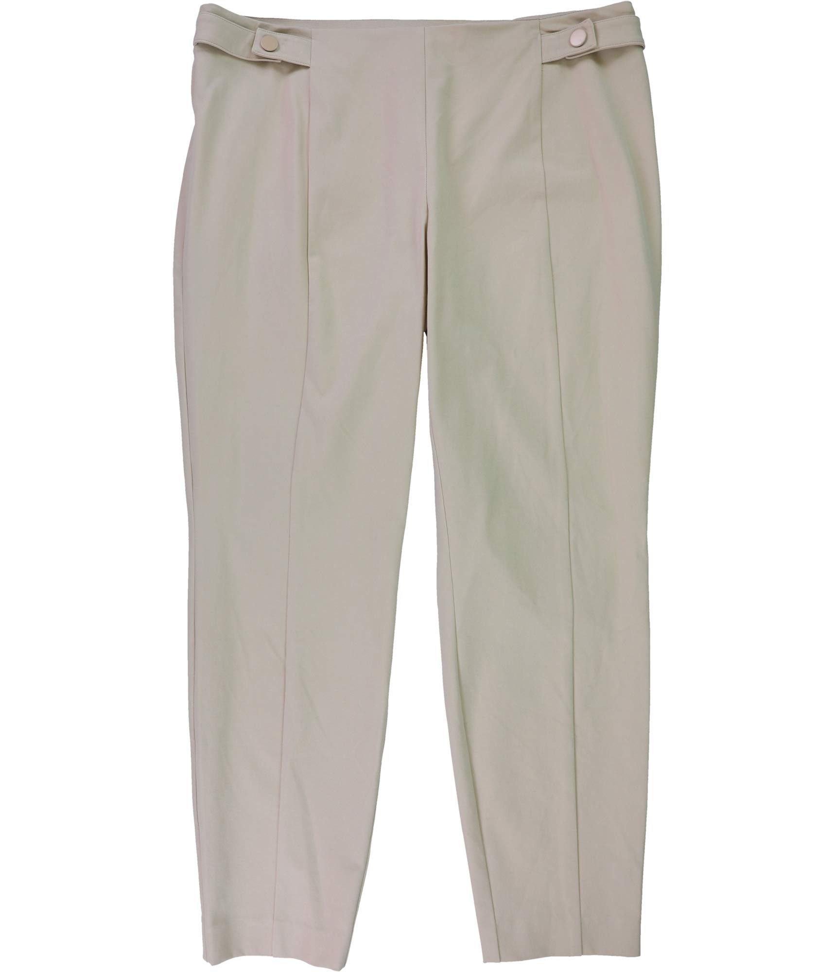 Alfani Womens Snap Hardware Pull On Casual Trouser Pants Beige 6