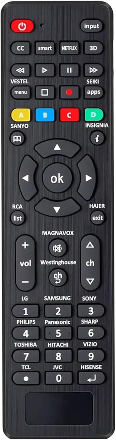 Universal Tv Remote for LG,Samsung, TCL, Philips, Vizio,...