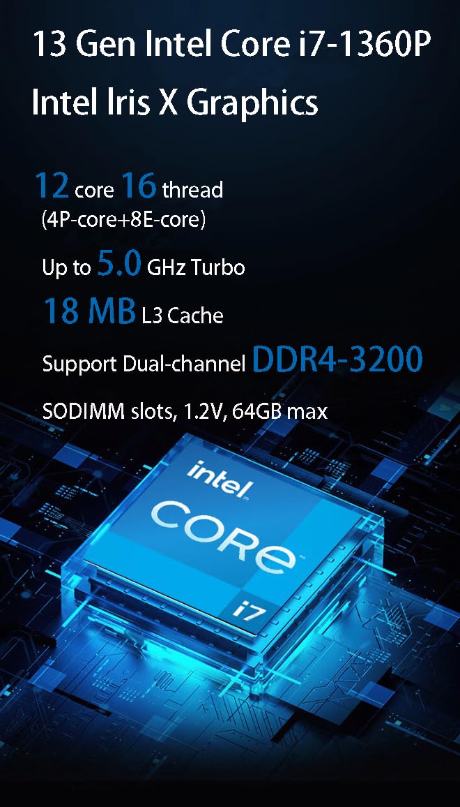 Amazon.com: Intel NUC 13 Vivid Canyon Mini PC NUC13VYKi7 Desktop