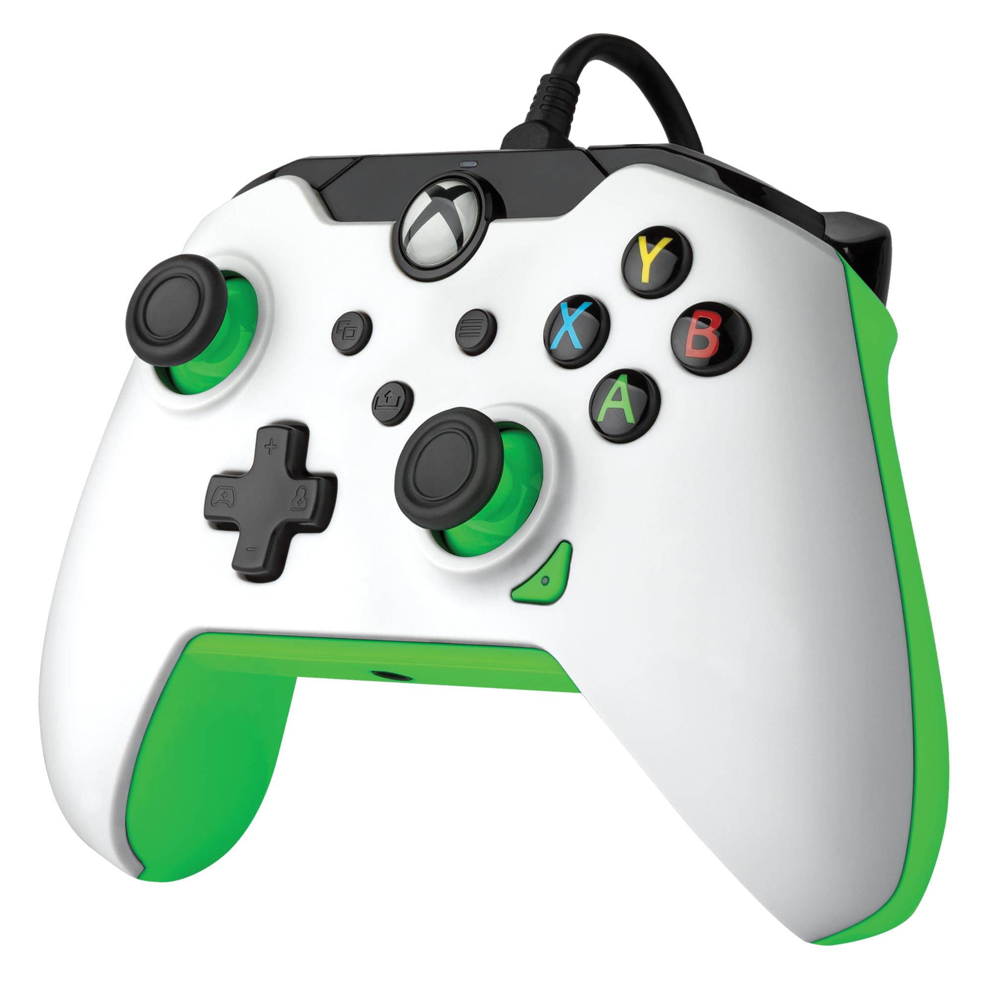 PDP Wired Video Game mando Neon White for Xbox Series X|S, Gamepad, Gaming mando, Xbox One, Officially Licensed